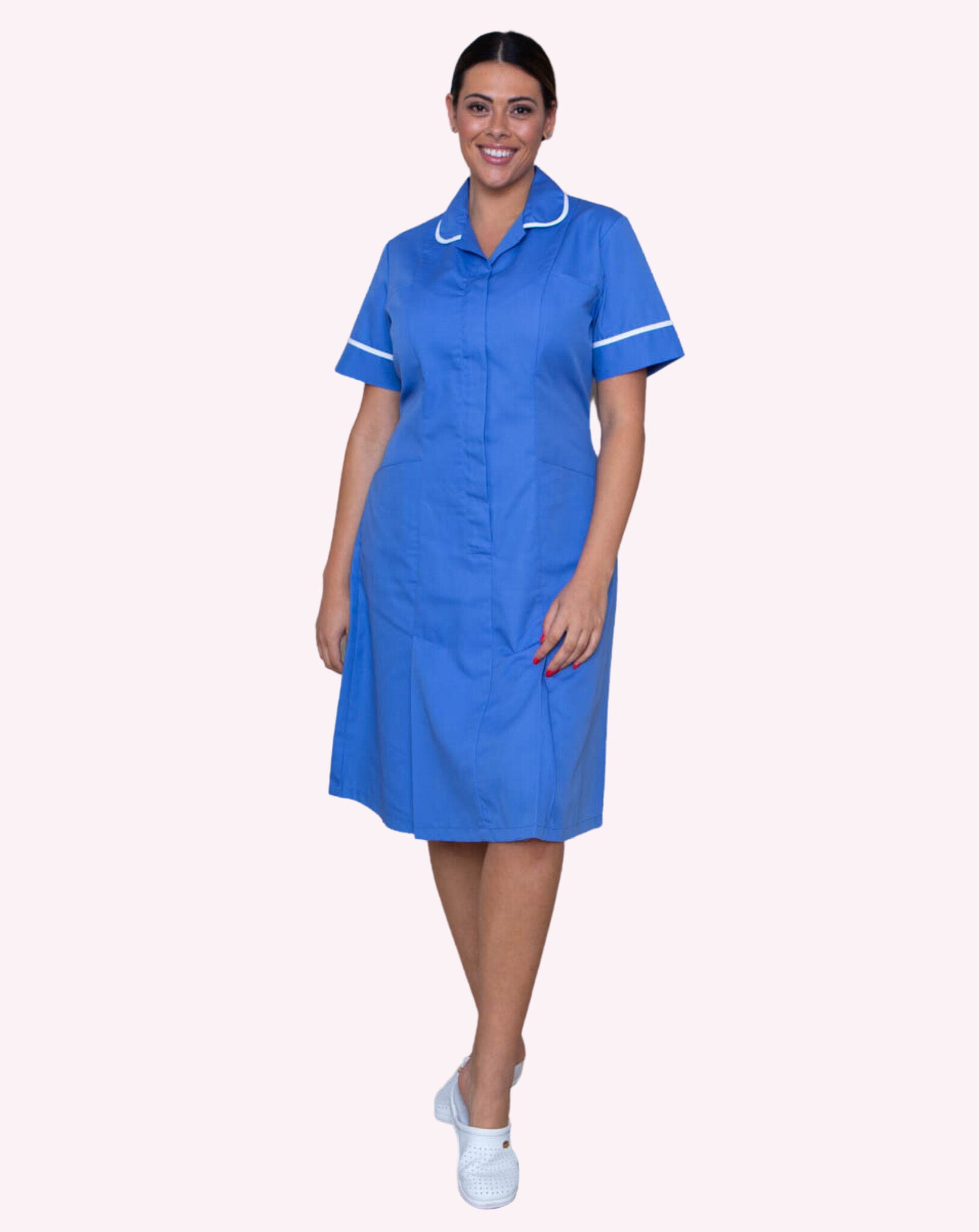 Button Front Unisex Medical Hospital Uniform Nurse Dress Lab Coat - China  Nurse Lab Coat and Lab Coats Unisex price | Made-in-China.com