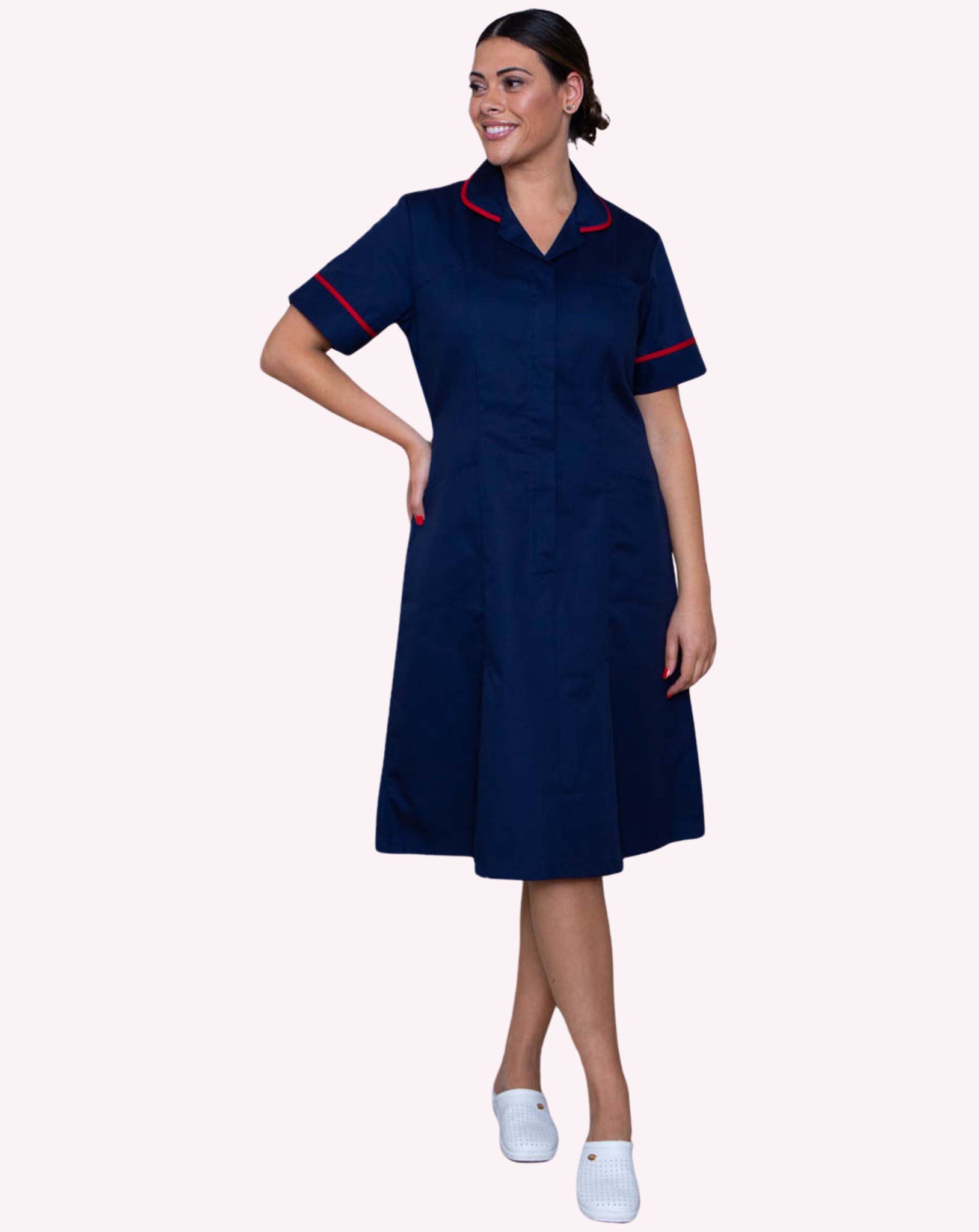 Navy blue nurse uniform dress best sale