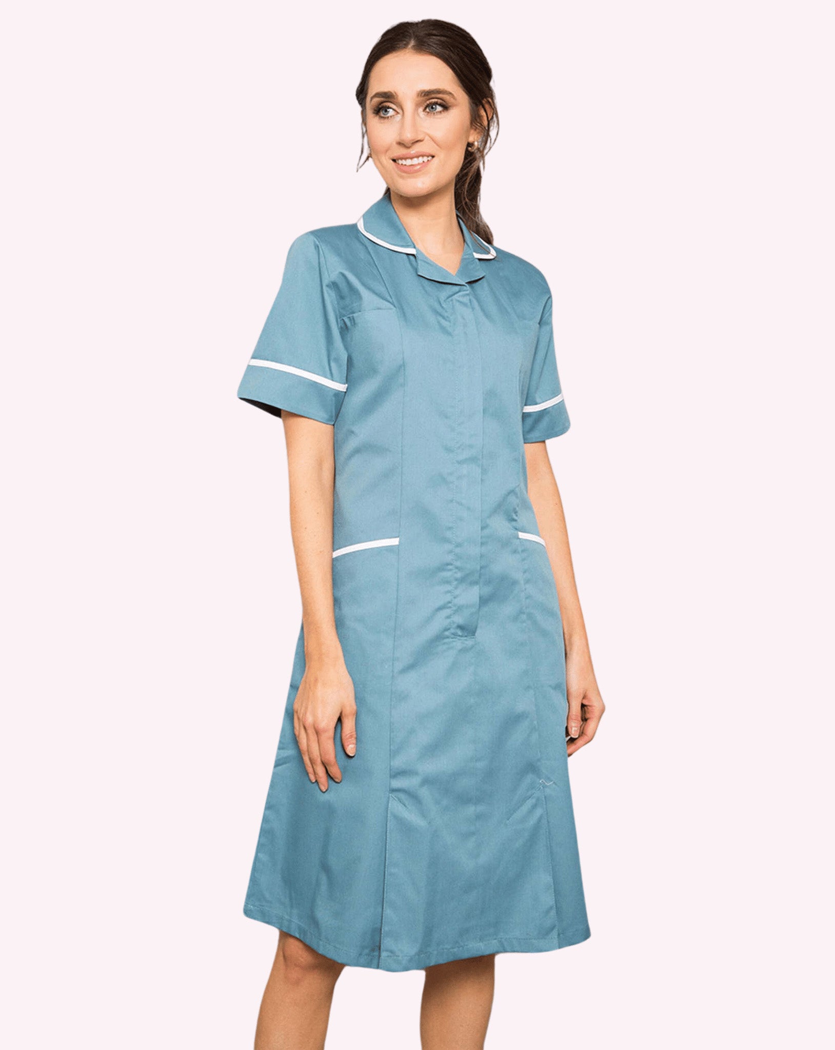 Hartford Classic Healthcare Dress - Teal / White