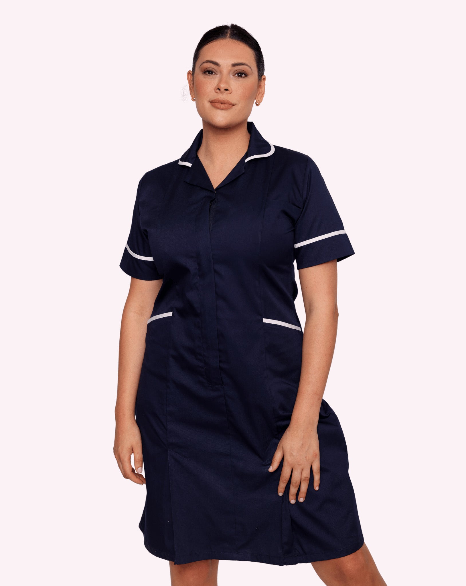 Hartford Classic Healthcare Dress - Navy / White