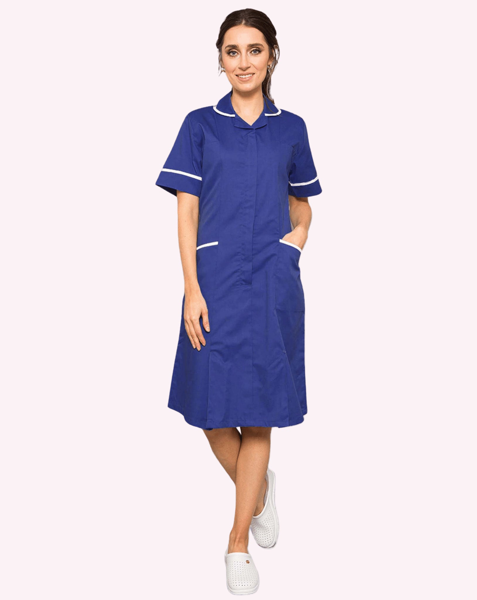 Hartford Classic Healthcare Dress - Royal Blue / White