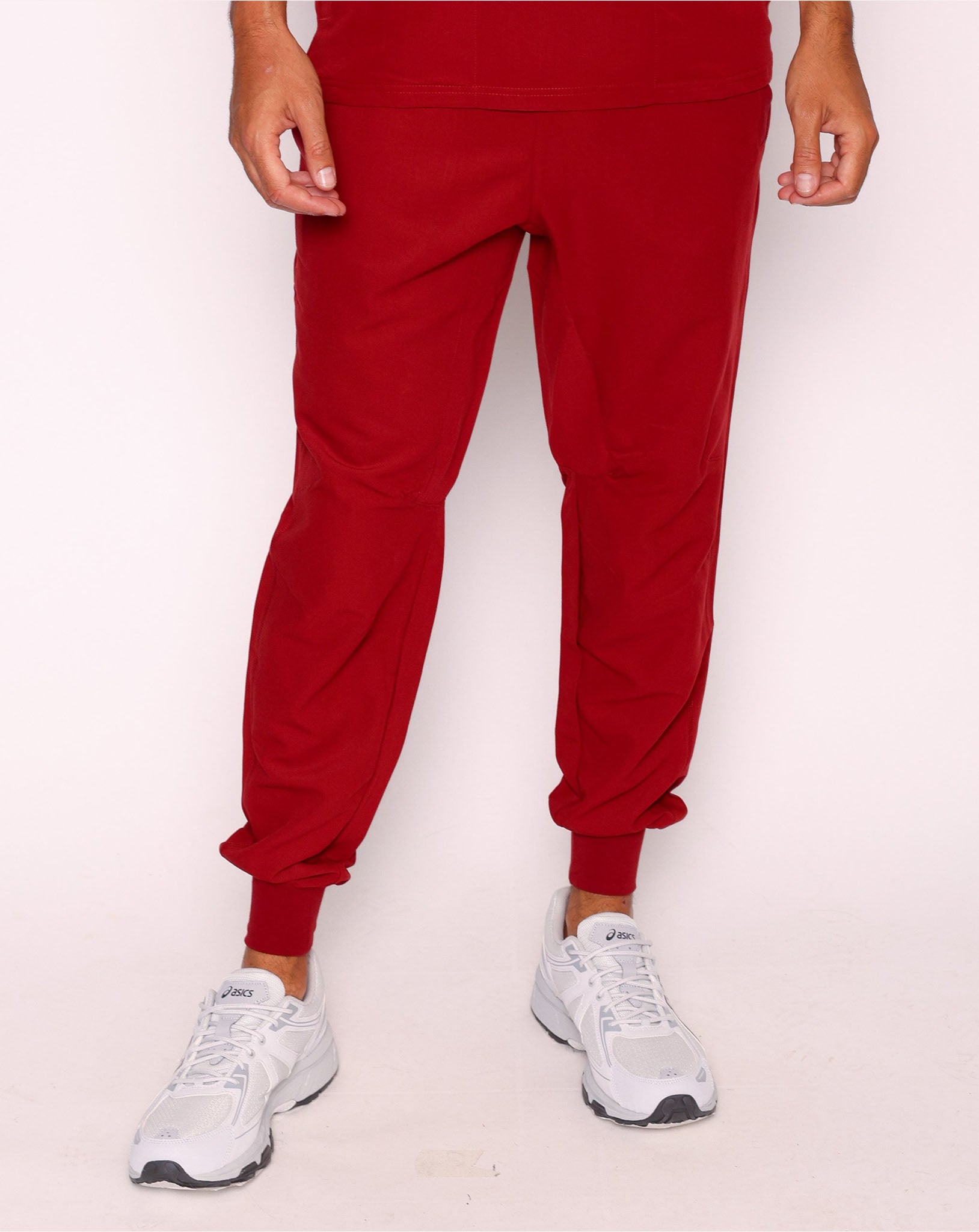 Maxwell Scrub Joggers - Burgundy