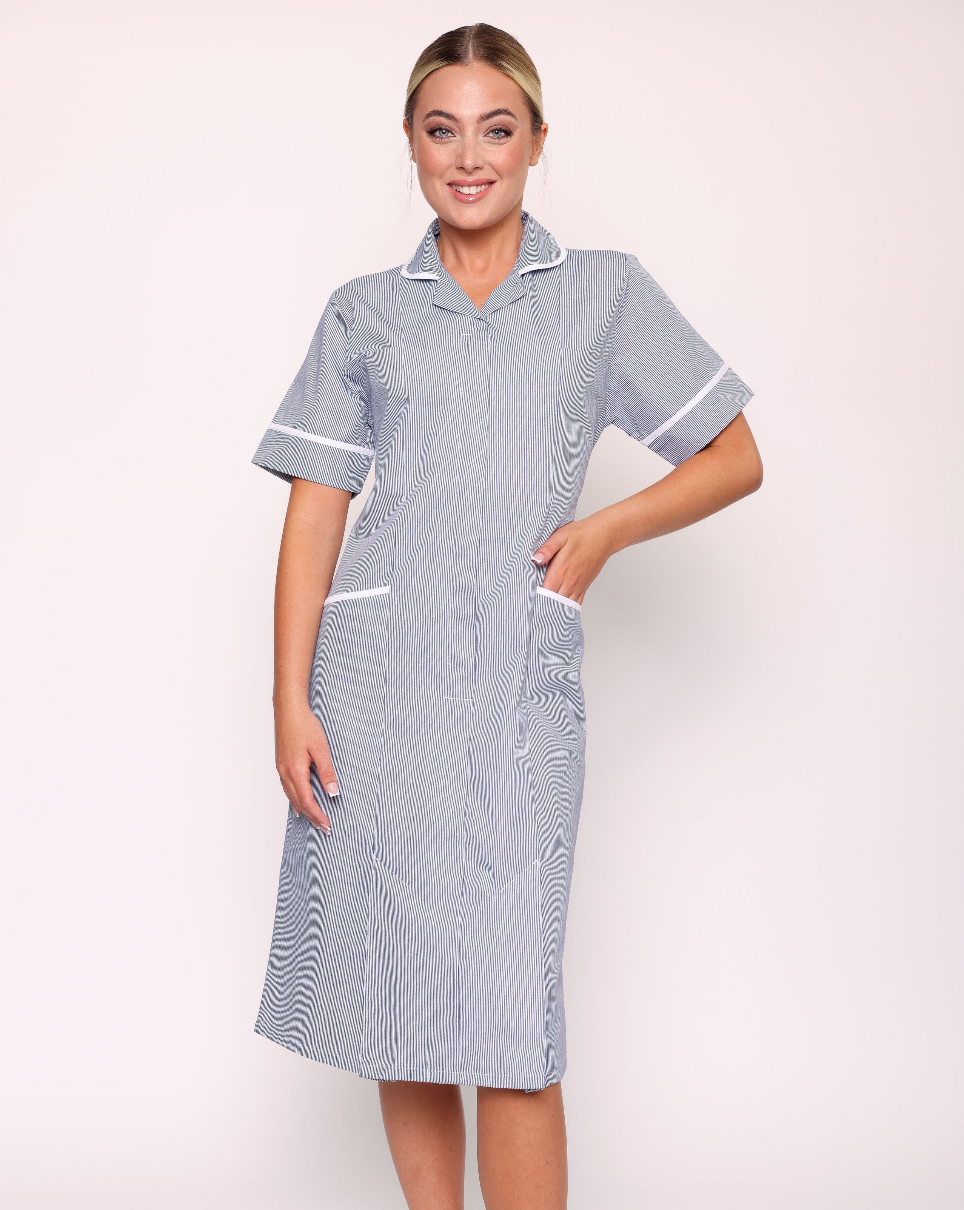 Hartford Classic Healthcare Dress - Navy / White Stripe