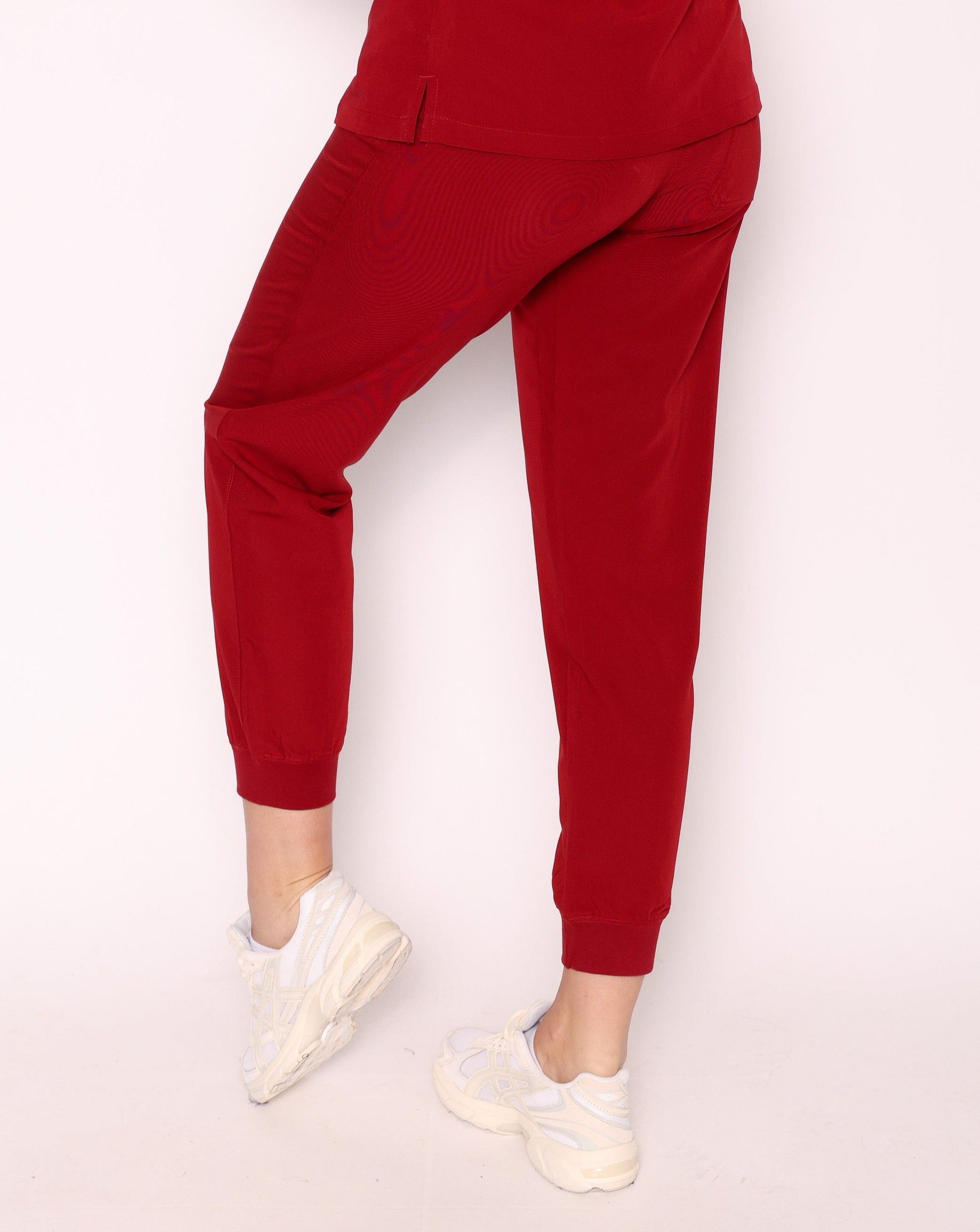 Neo Scrub Joggers - Burgundy