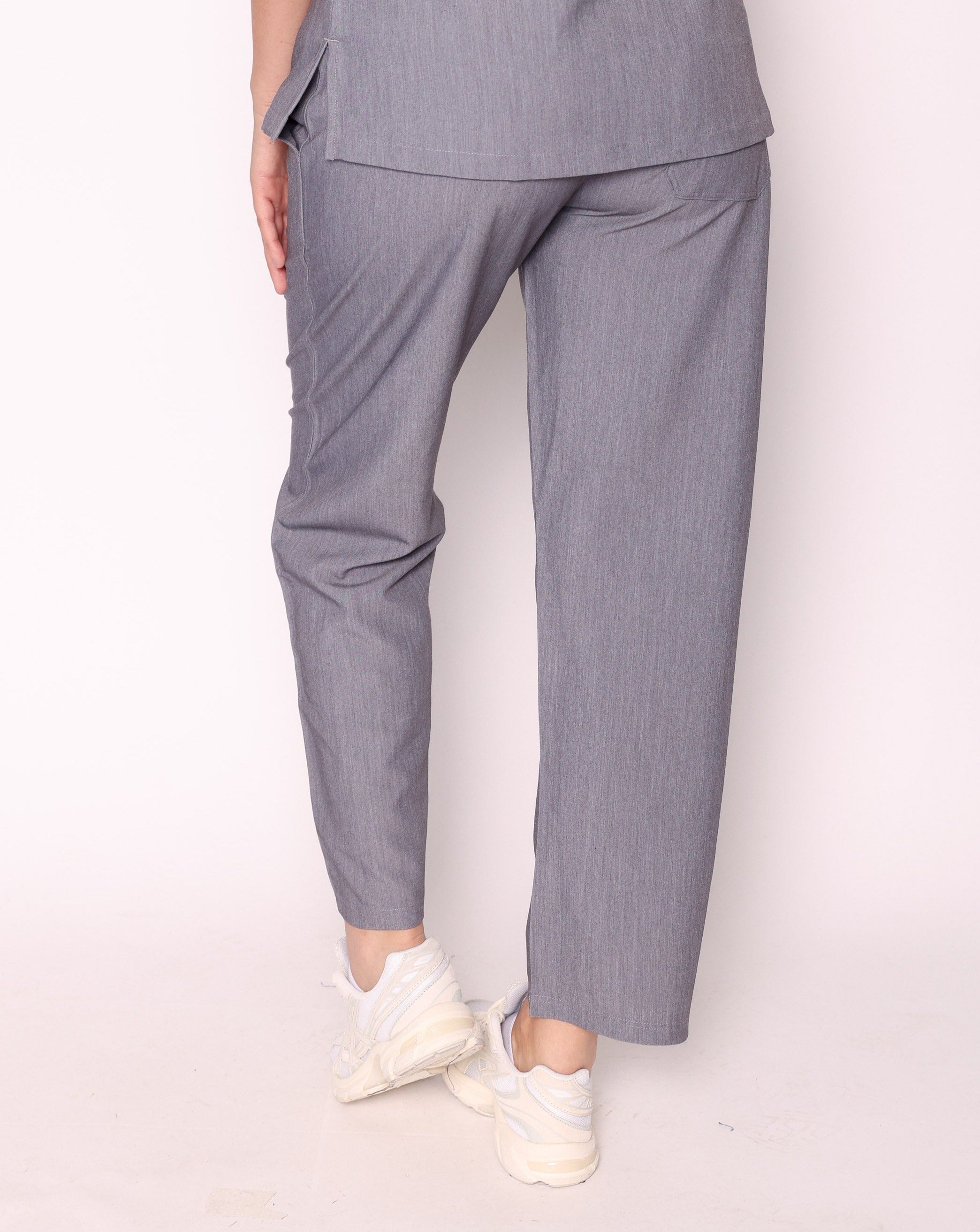 Arlo Straight Leg Scrub Bottoms - Charcoal Grey