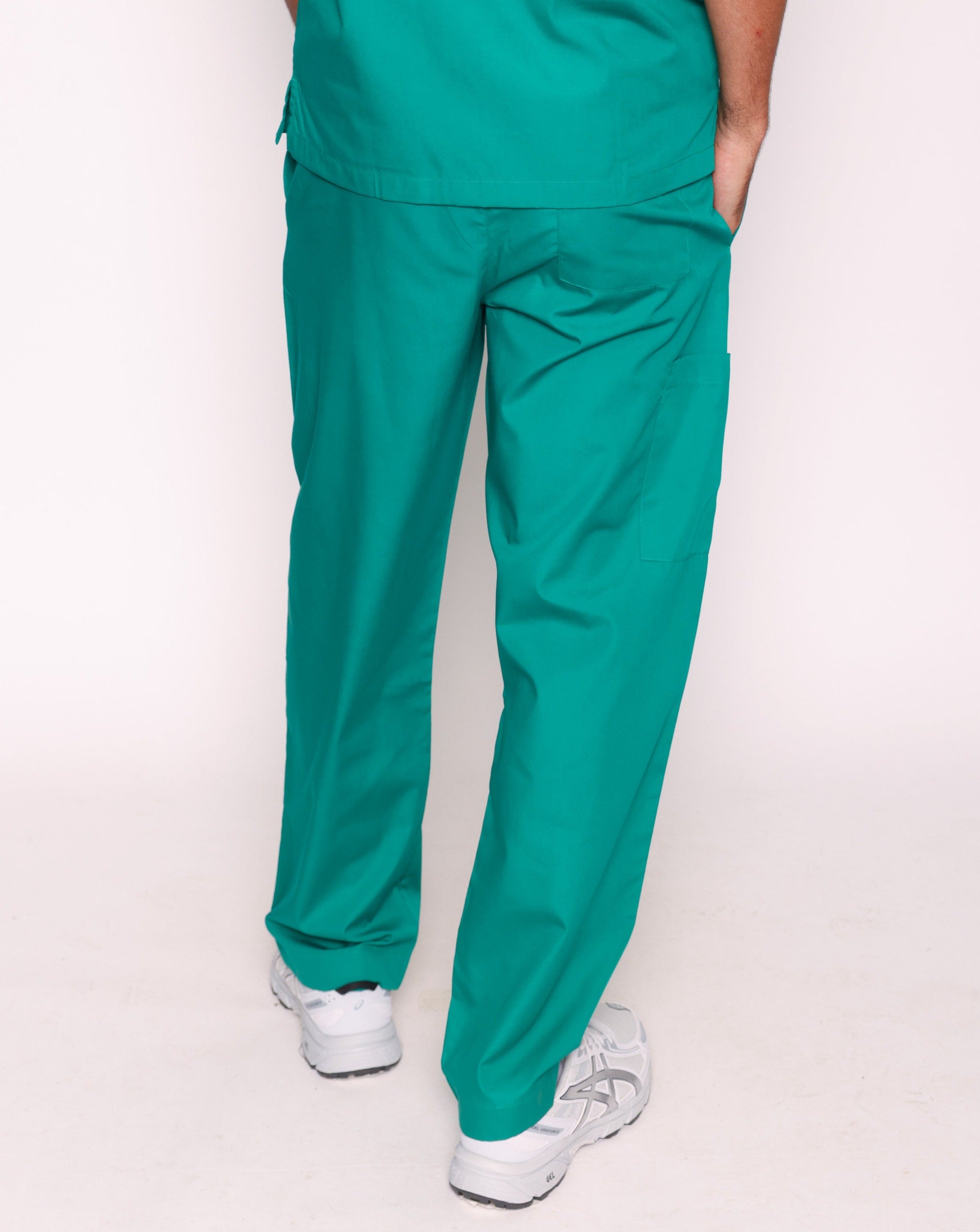 Newbury Unisex Drawstring Scrub Trousers - Forest Green