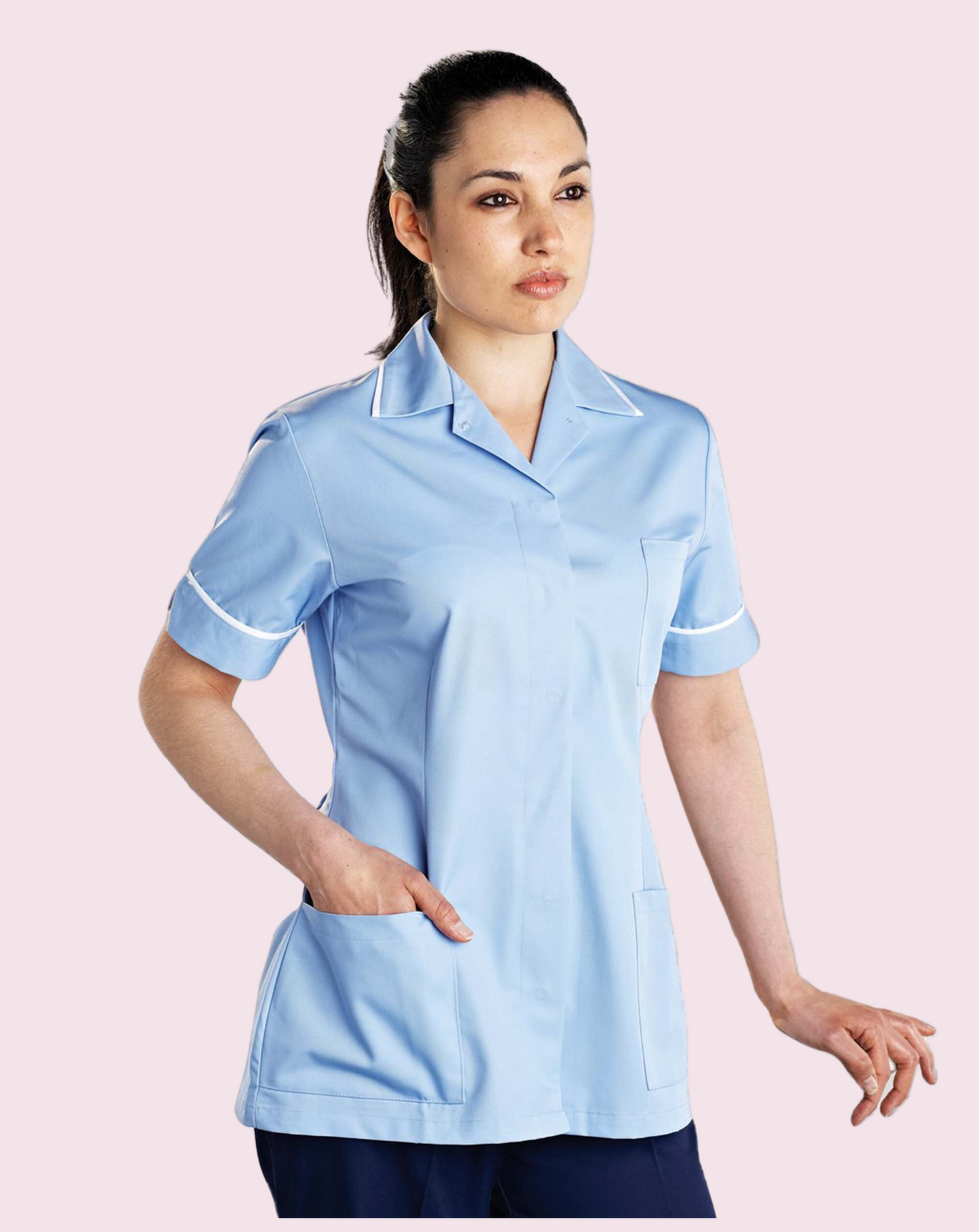 Claira Revere Collar Healthcare Tunic – Uniforms4Healthcare